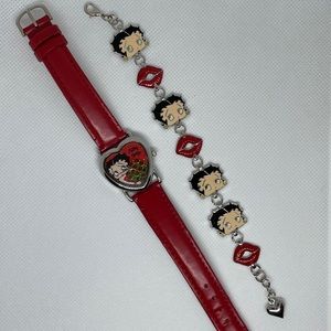 Betty Boop Watch and Bracelet Set